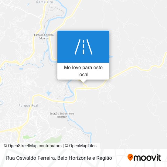 Rua Oswaldo Ferreira mapa
