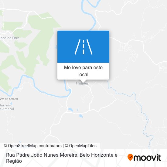Rua Padre João Nunes Moreira mapa