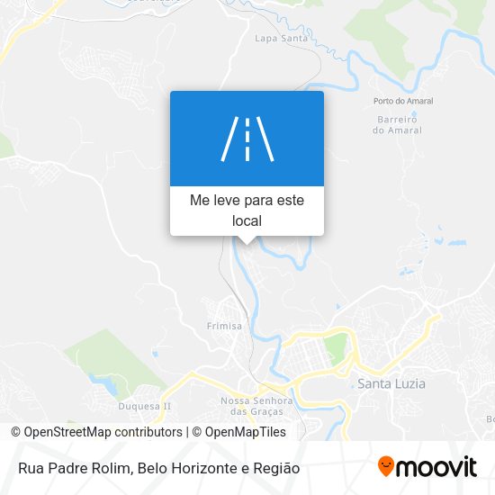 Rua Padre Rolim mapa