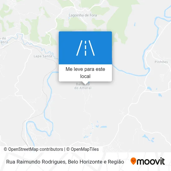 Rua Raimundo Rodrigues mapa