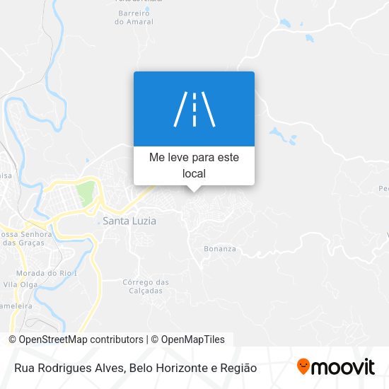 Rua Rodrigues Alves mapa