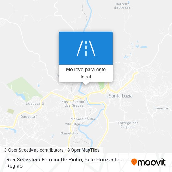 Rua Sebastião Ferreira De Pinho mapa