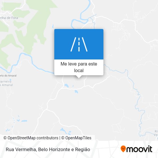 Rua Vermelha mapa