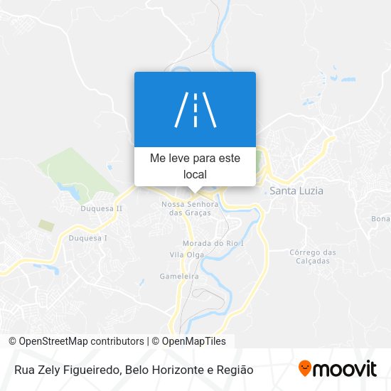 Rua Zely Figueiredo mapa