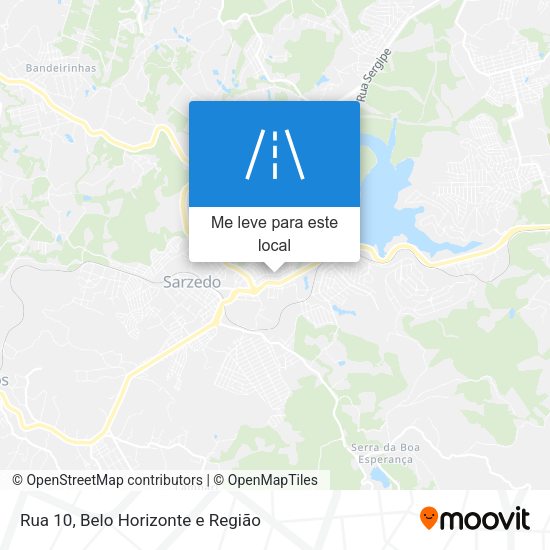 Rua 10 mapa