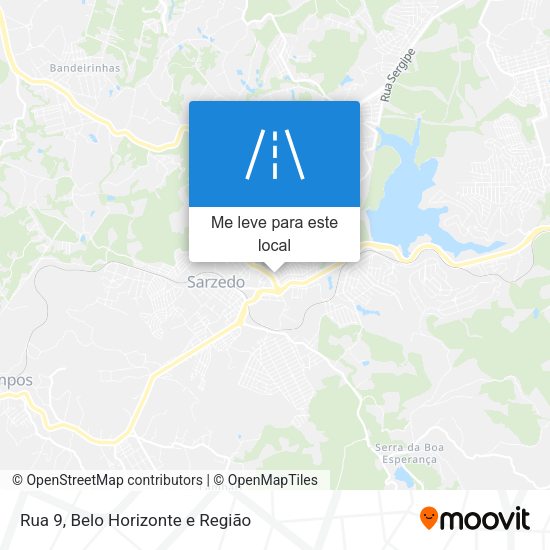 Rua 9 mapa