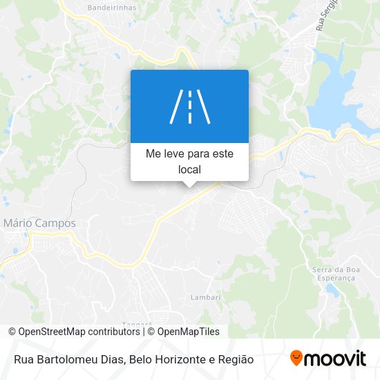 Rua Bartolomeu Dias mapa