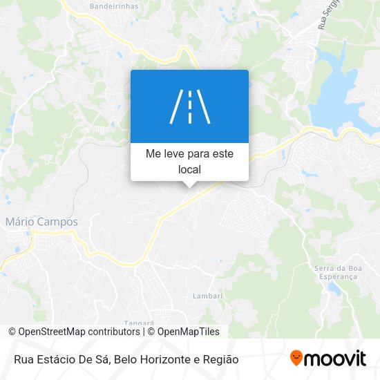 Rua Estácio De Sá mapa