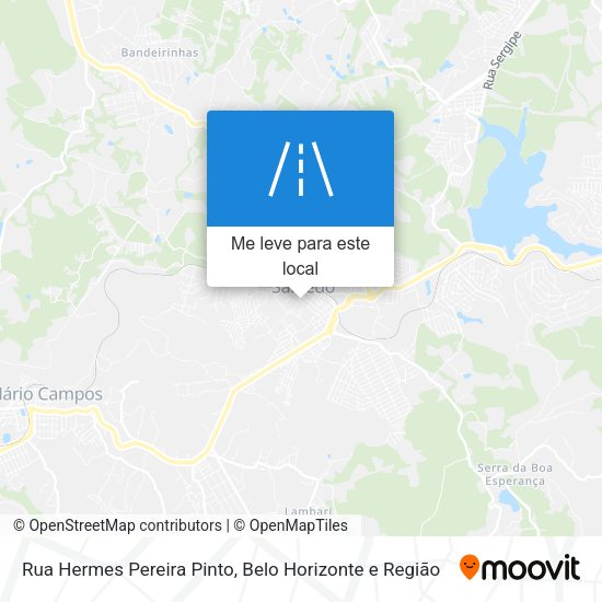 Rua Hermes Pereira Pinto mapa