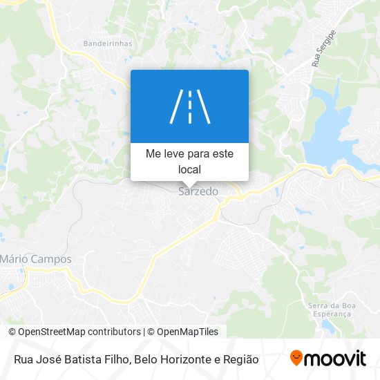 Rua José Batista Filho mapa