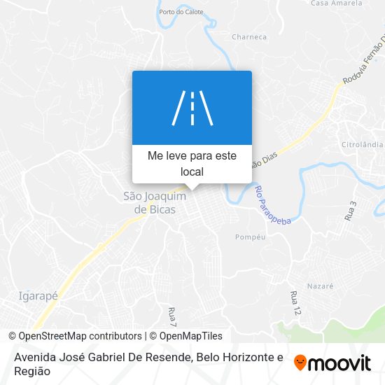 Avenida José Gabriel De Resende mapa