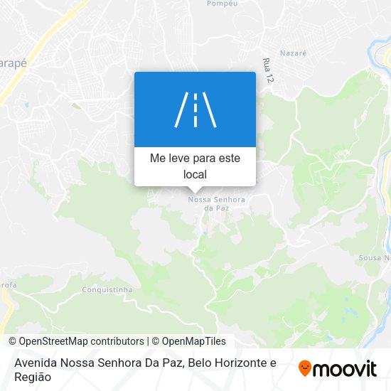 Avenida Nossa Senhora Da Paz mapa