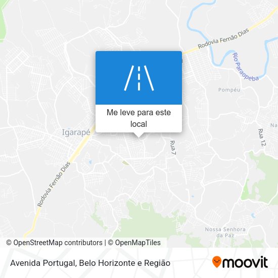 Avenida Portugal mapa