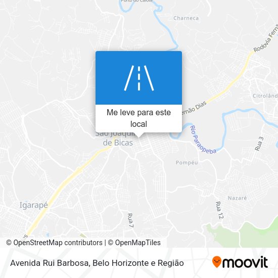 Avenida Rui Barbosa mapa