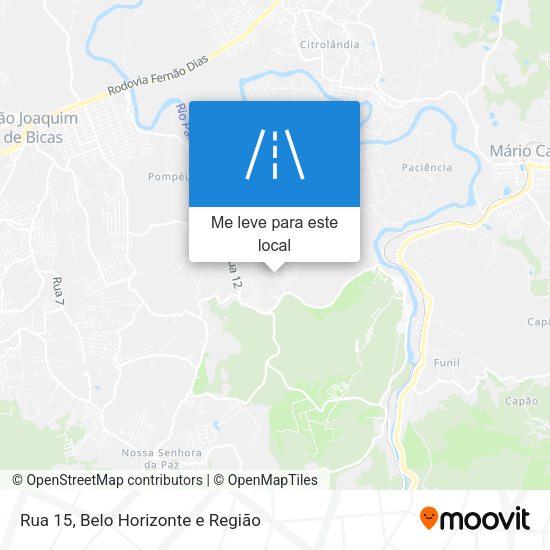 Rua 15 mapa