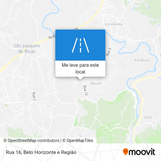 Rua 16 mapa