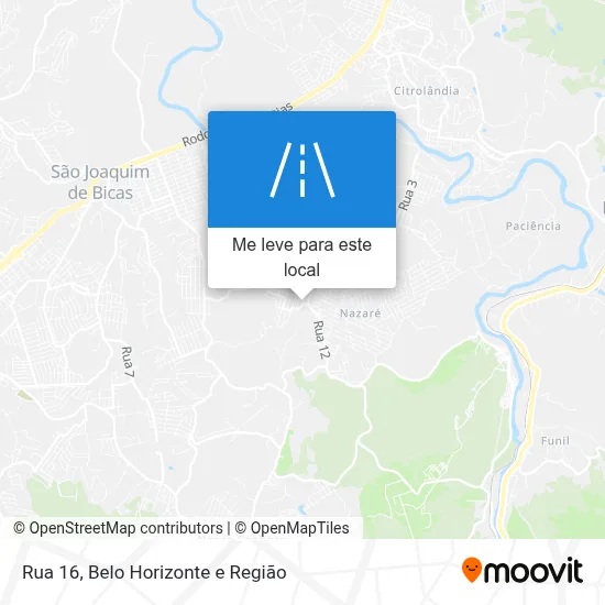 Rua 16 mapa