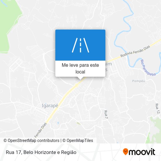 Rua 17 mapa