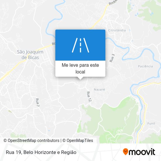 Rua 19 mapa