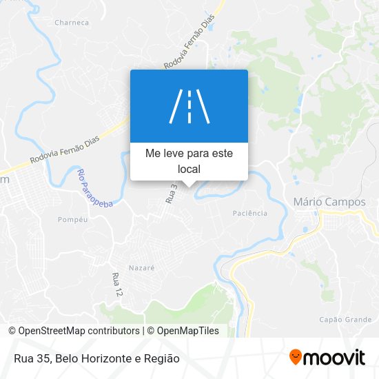 Rua 35 mapa