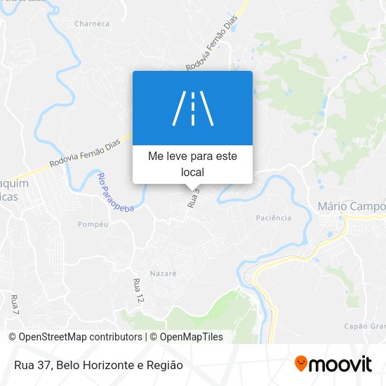 Rua 37 mapa