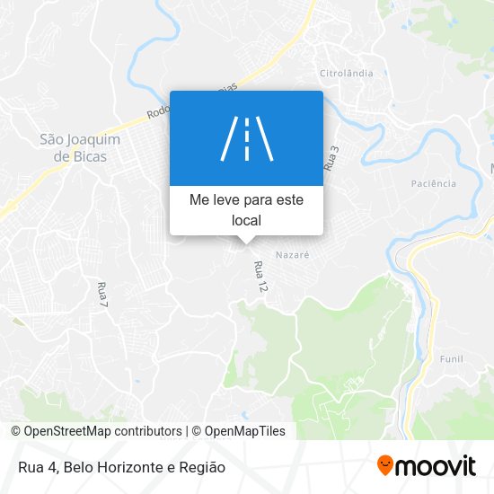 Rua 4 mapa