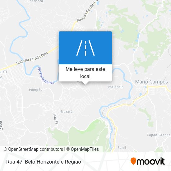 Rua 47 mapa