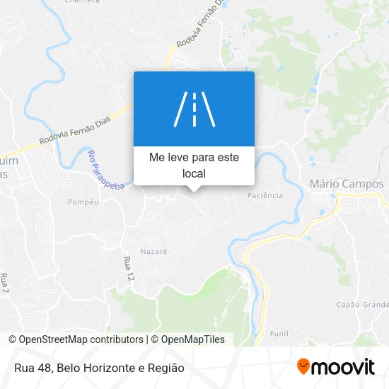 Rua 48 mapa