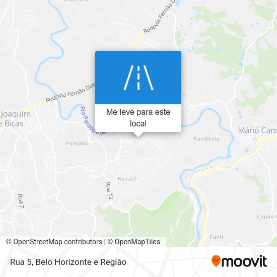 Rua 5 mapa