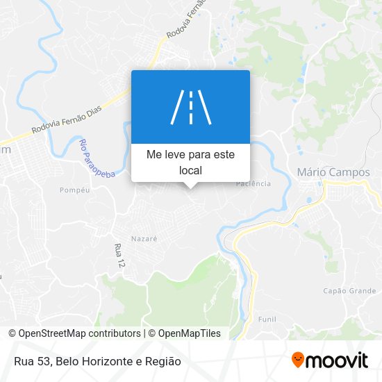 Rua 53 mapa