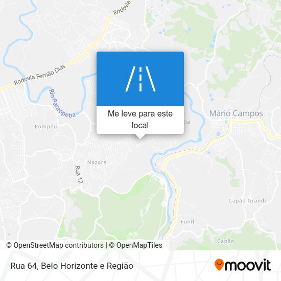 Rua 64 mapa