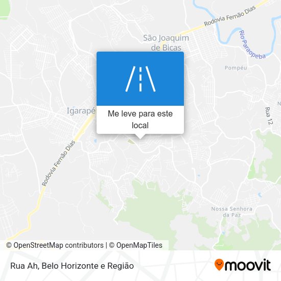 Rua Ah mapa