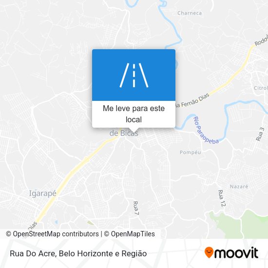 Rua Do Acre mapa