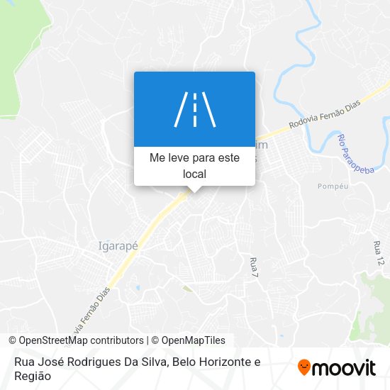 Rua José Rodrigues Da Silva mapa