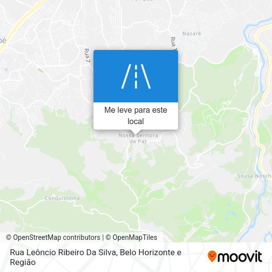 Rua Leôncio Ribeiro Da Silva mapa