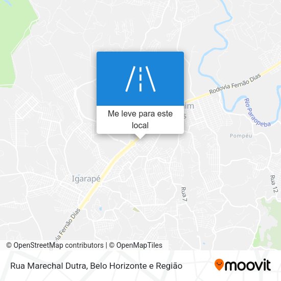 Rua Marechal Dutra mapa