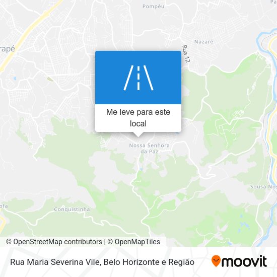 Rua Maria Severina Vile mapa