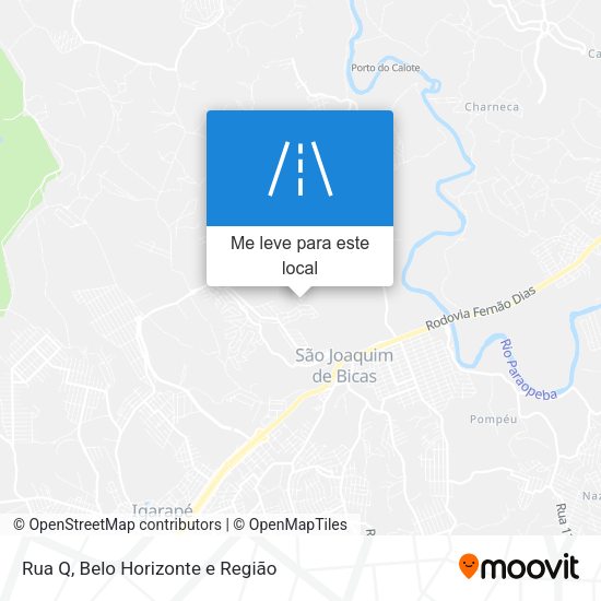 Rua Q mapa