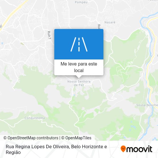 Rua Regina Lopes De Oliveira mapa