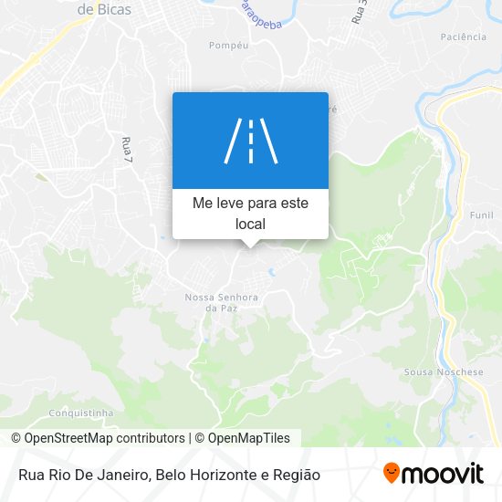 Rua Rio De Janeiro mapa