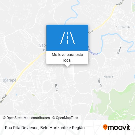 Rua Rita De Jesus mapa