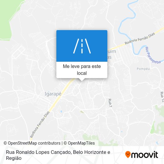 Rua Ronaldo Lopes Cançado mapa