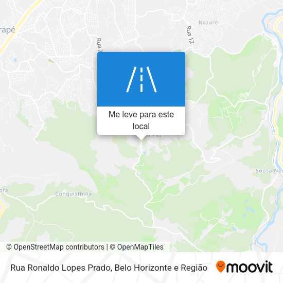 Rua Ronaldo Lopes Prado mapa