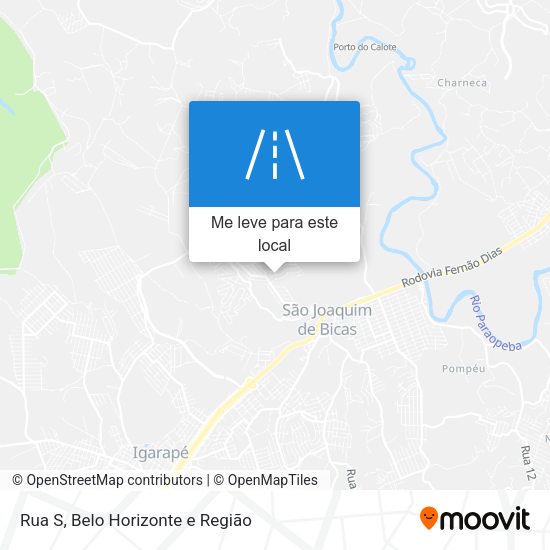 Rua S mapa