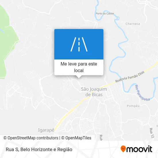 Rua S mapa
