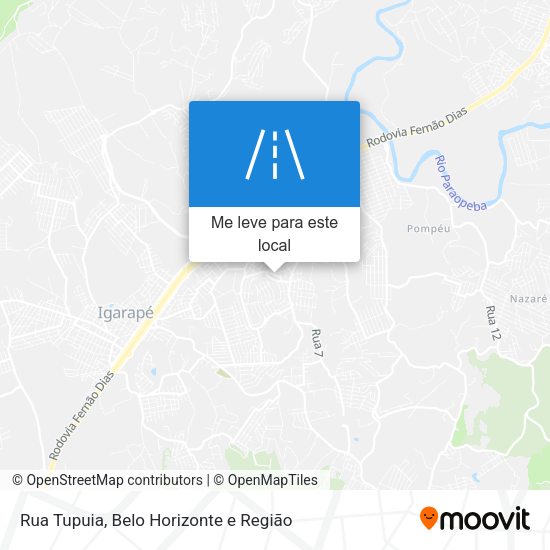 Rua Tupuia mapa