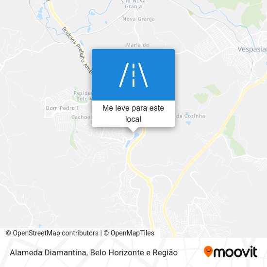 Alameda Diamantina mapa