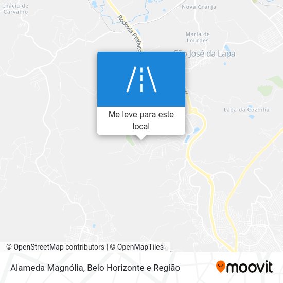 Alameda Magnólia mapa