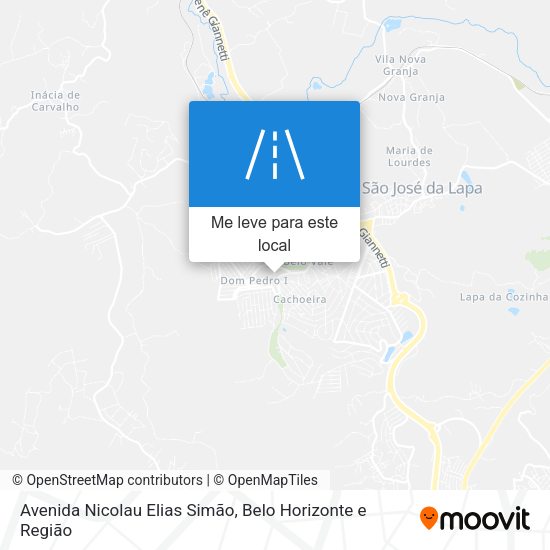 Avenida Nicolau Elias Simão mapa