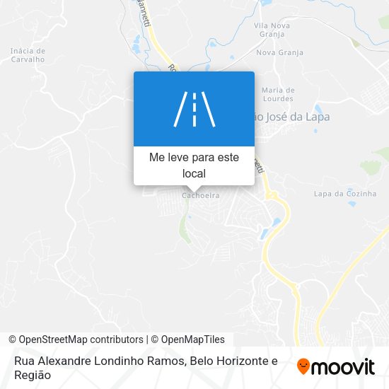 Rua Alexandre Londinho Ramos mapa
